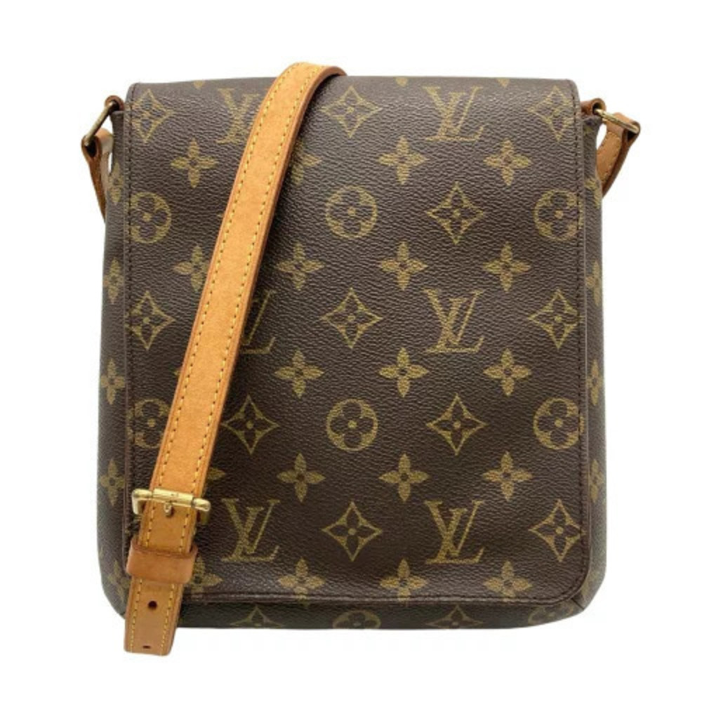 Louis Vuitton Musette Salsa Short Shoulder Bag Monogram Canvas Brown
